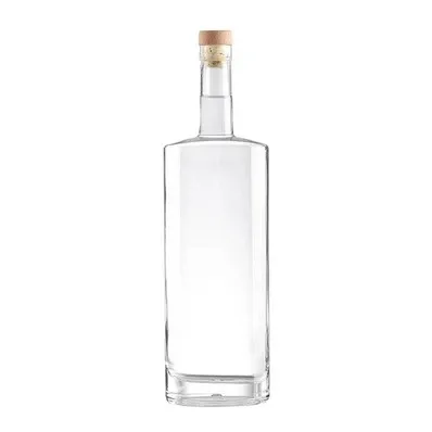 Flat Mouth Vodka Glass Bottle suppliers